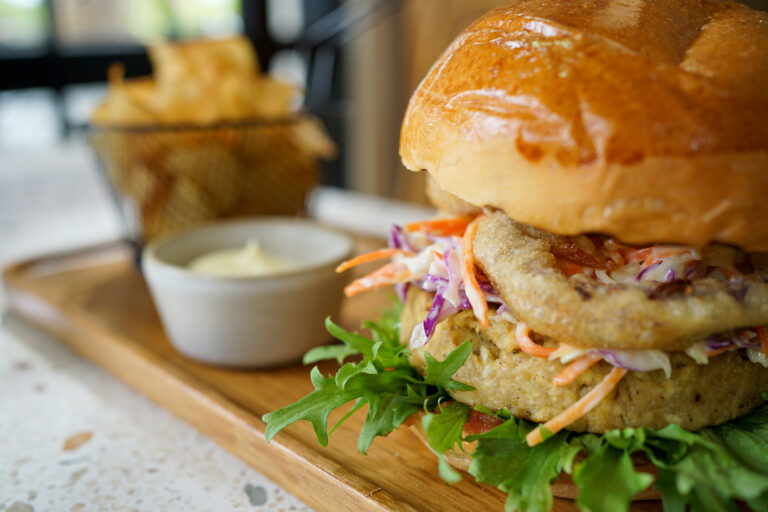 Chickpea & Tempeh Burger