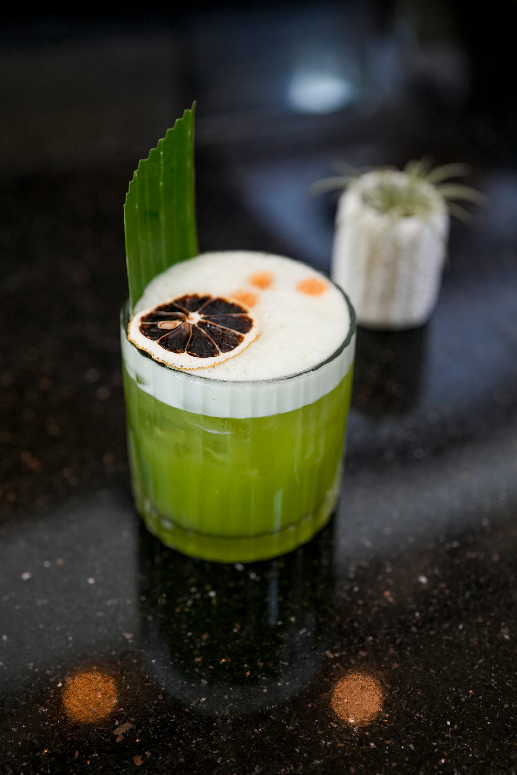 Orange & Pandan Whisky Sour